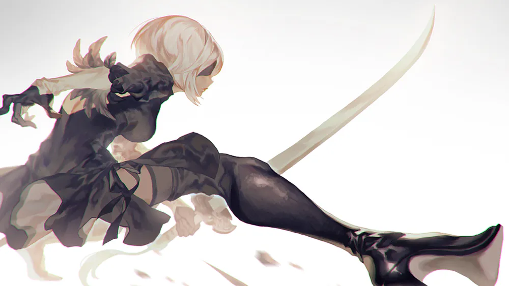 Wallpaper 2B of NieR Automata 1920x1080