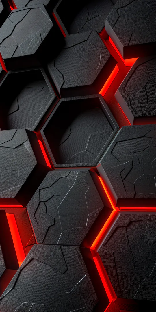 Шпалери на телефон: Магматичні соти