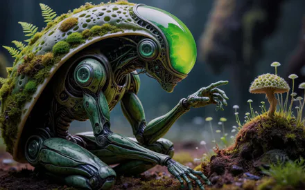 Робот, Инопланетянин, Природа, Чужой, Биология, Farisey