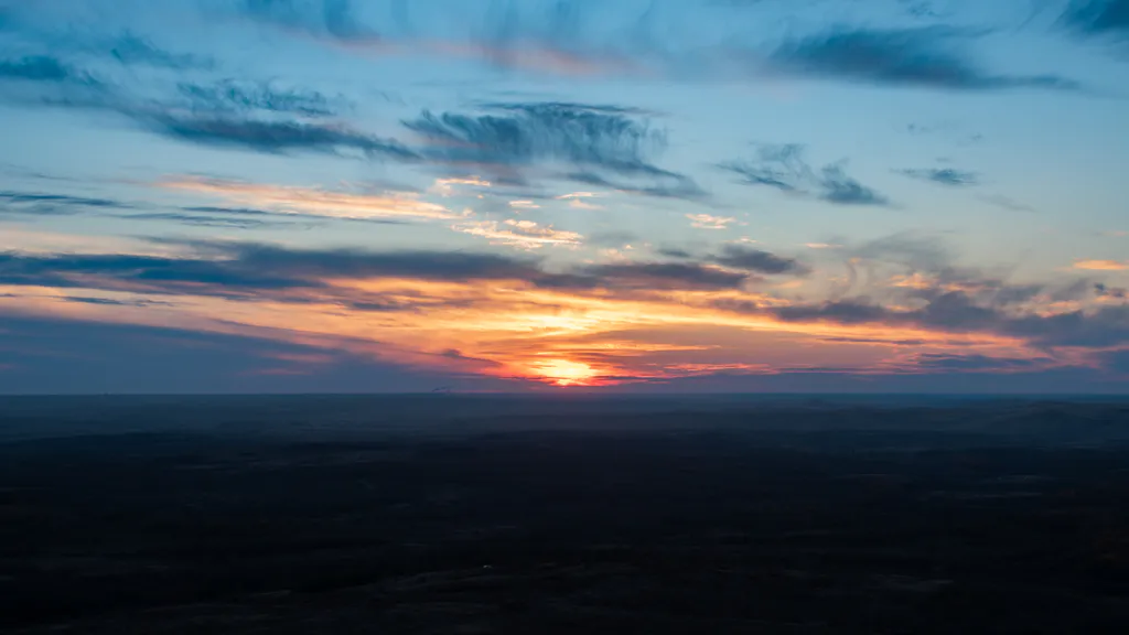 Обои на рабочий стол: Закат солнца