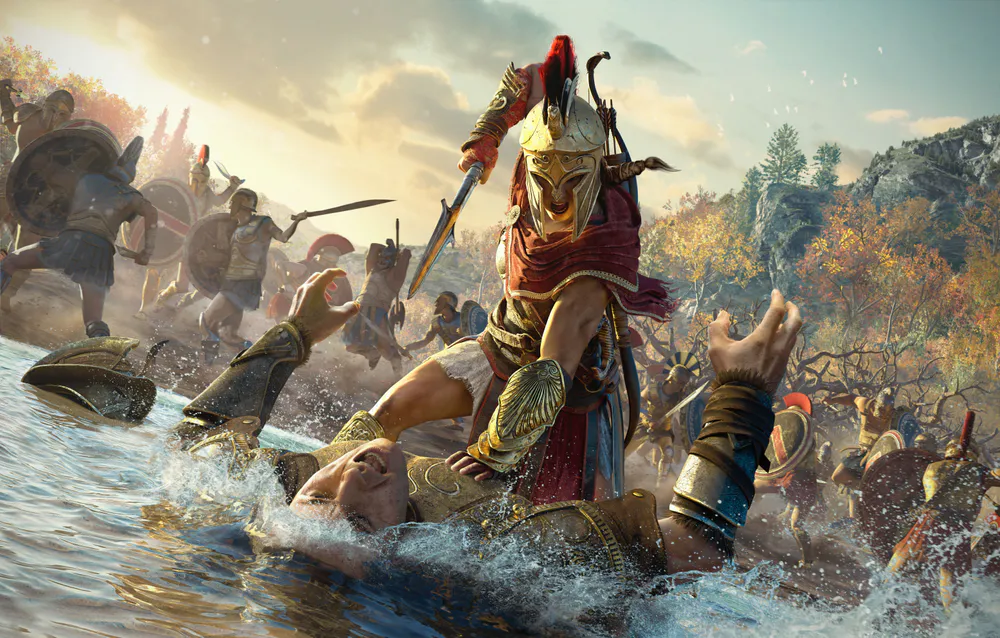 Wallpaper Assassin's Creed Odyssey 1080x2160