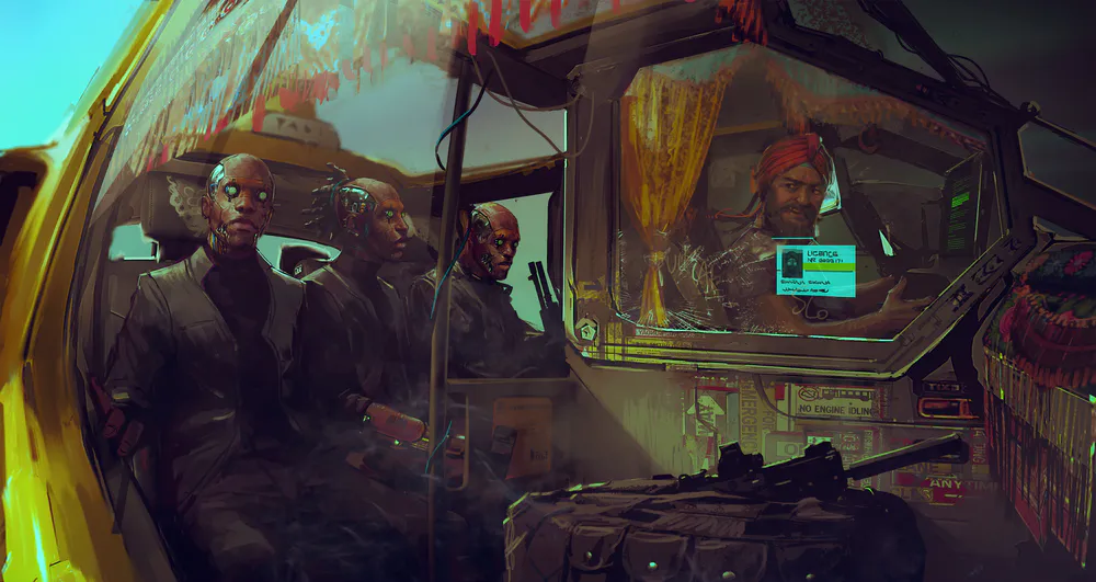 Wallpaper Art Cyberpunk 2077 2560x1440