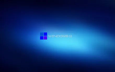 Windows 11, Blue, Minimalism, Microsoft