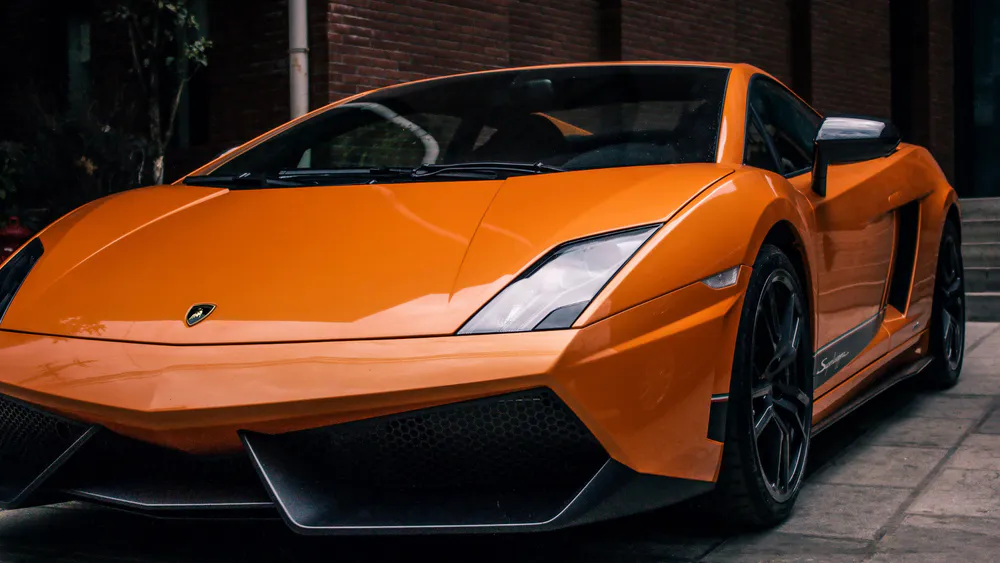 Wallpaper Orange Lamborghini 2560x1600