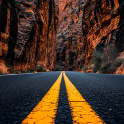 Highway in the forest