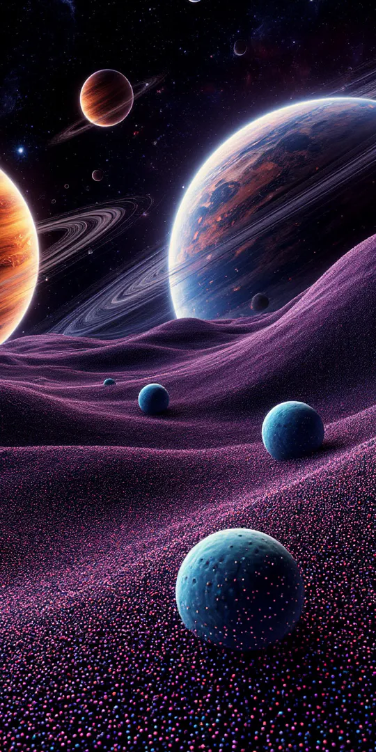 Phone wallpaper: Space art