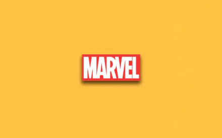 Marvel, Желтый фон, Логотип