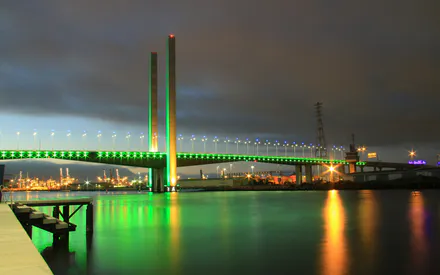 Міст, Вогні, Австралія, Опора, Мельбурн