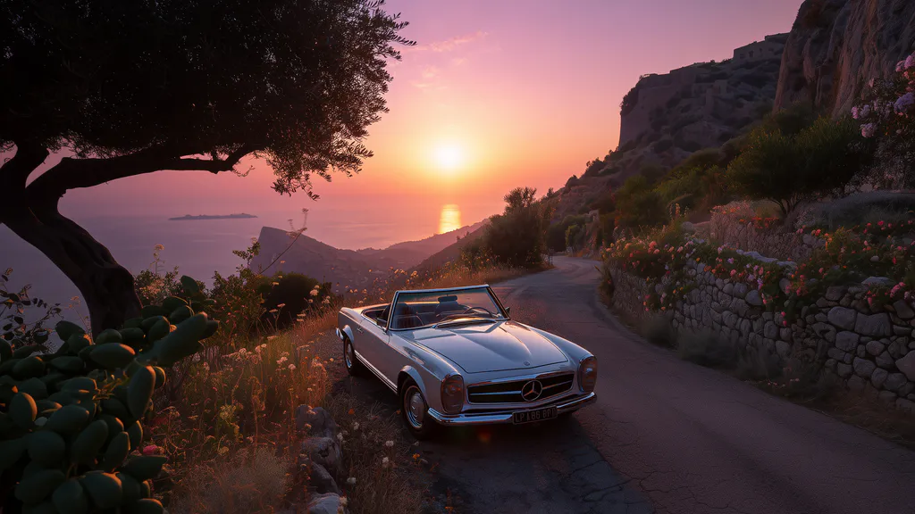 Desktop wallpaper: Mercedes Benz 280SL