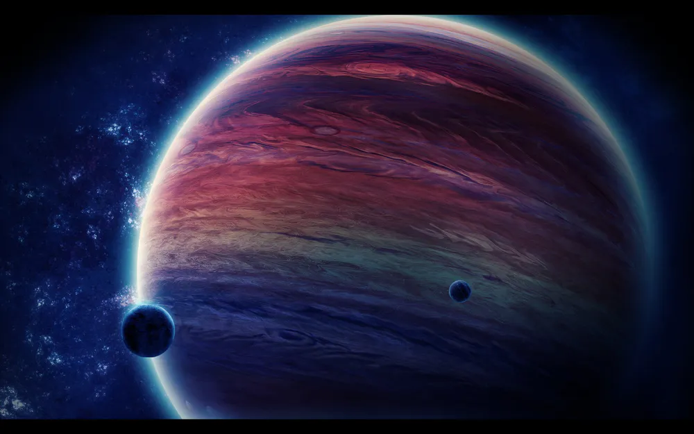 Manually crop Color spectrum, Planet, Radiance, Galaxy wallpaper to ...