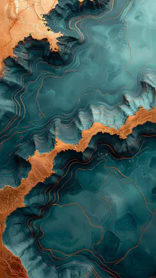 Золото, Синий, Текстура, Органические, Узоры, Камень, Мрамор, Слоистый, Художественные