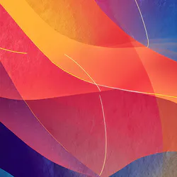 Colorful abstract waves