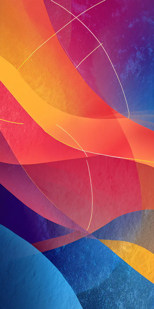Обои на телефон: Красочные абстрактные волны