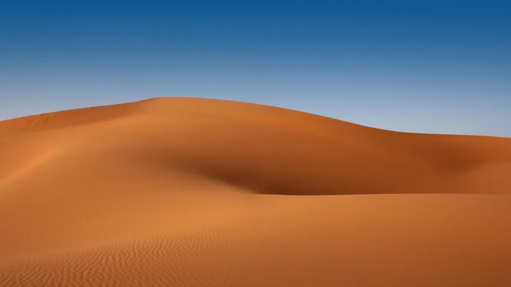 Обои на рабочий стол: Песчаные дюны пустыни