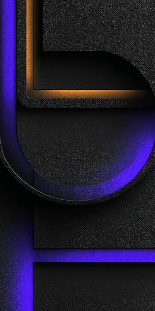 Phone wallpaper: Neon abstract shapes