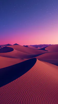 Пустыня, Звездное небо, Вечерний закат, Песчаных выли, Текстура песка, Минимализм