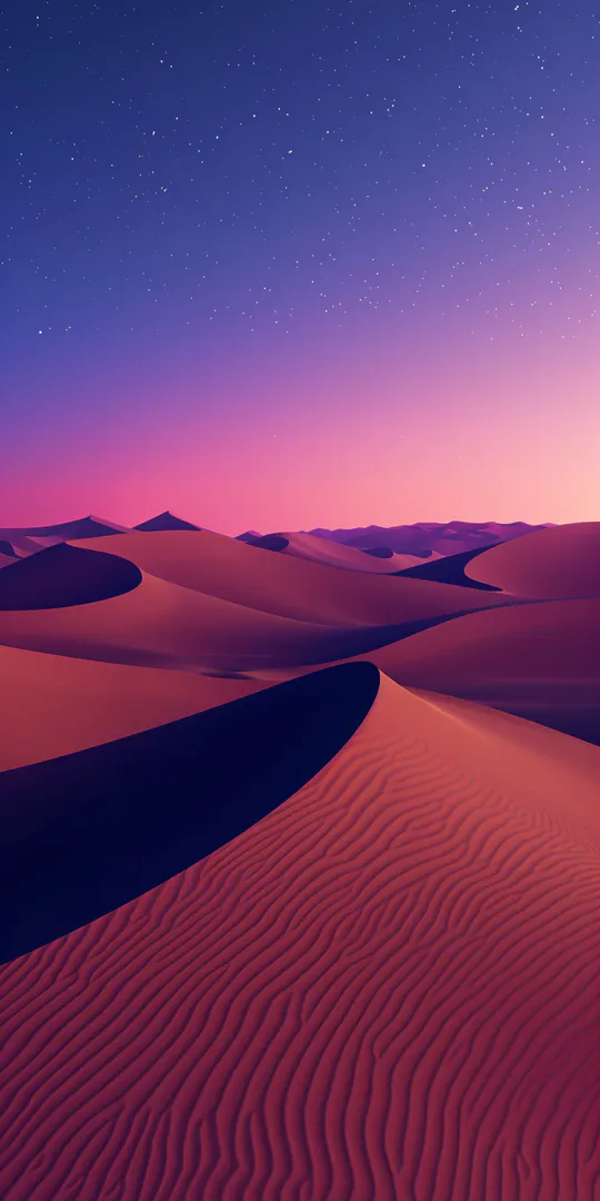Обои на телефон: Розовые дюны