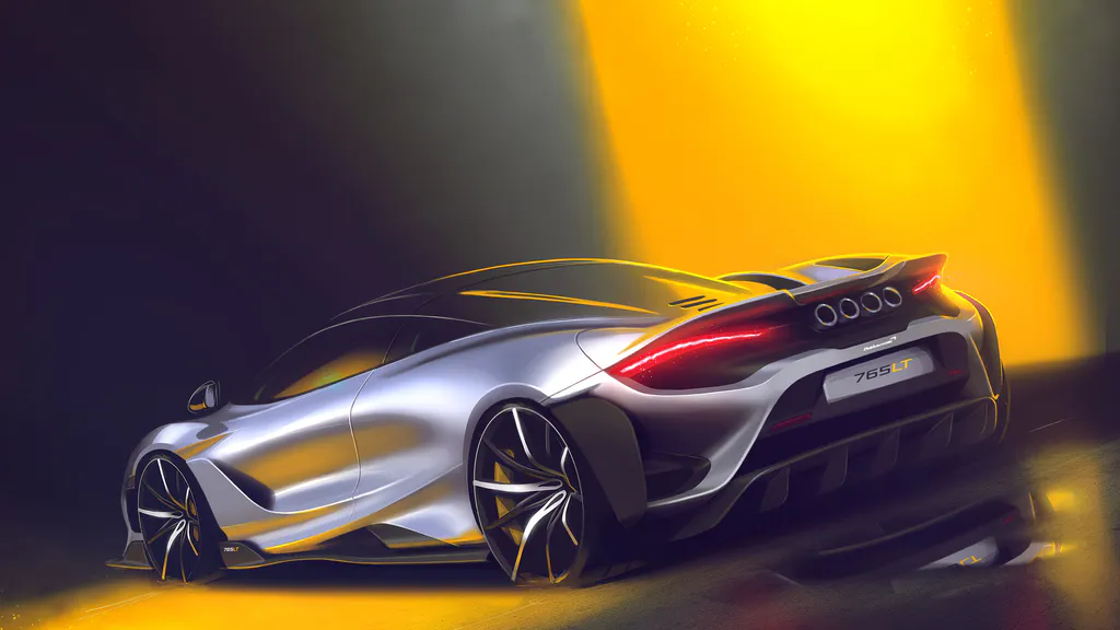 Шпалери для робочого столу: Срібний спортивний автомобіль McLaren