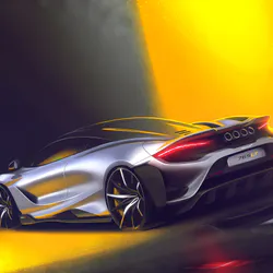 Чорний Макларен Спорт