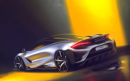 Luxurious, Reflective, Smooth, Modern, Backlit, Fast, Night, Glossy