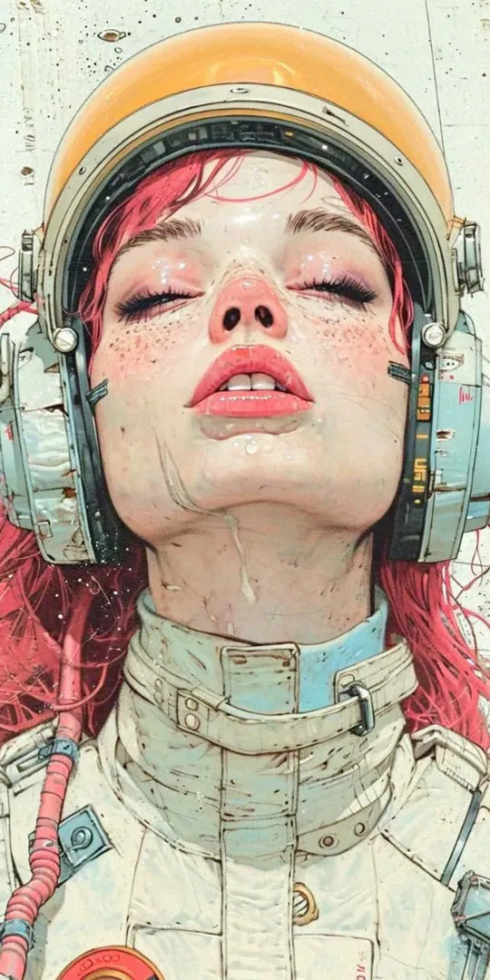 Обои на телефон: Портрет исследователя космоса
