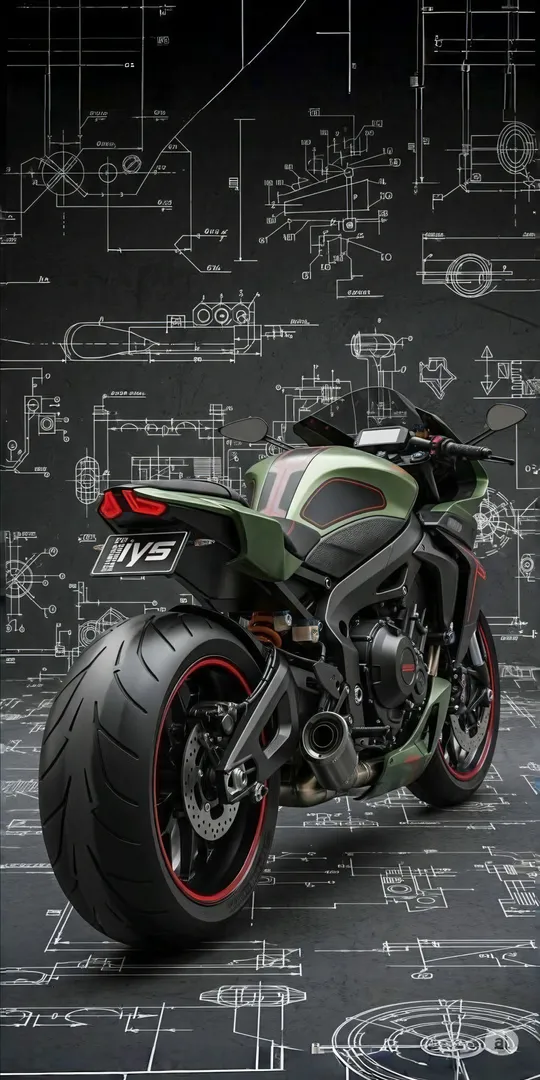 Шпалери на телефон: Дизайн спортивних мотоциклів
