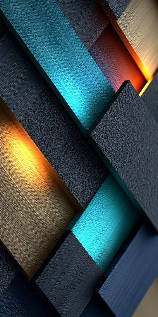 Шпалери на телефон: Текстуровані геометричні шари