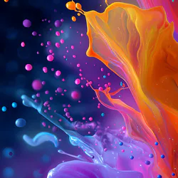 Красочные абстрактные волны