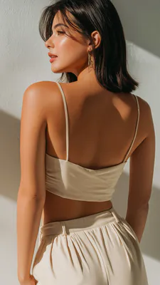 Девушка, Портрет, Профиль, Солнечный свет, Золотые серьги, Чудесный образ, Открытые плечи, Мягкие тени