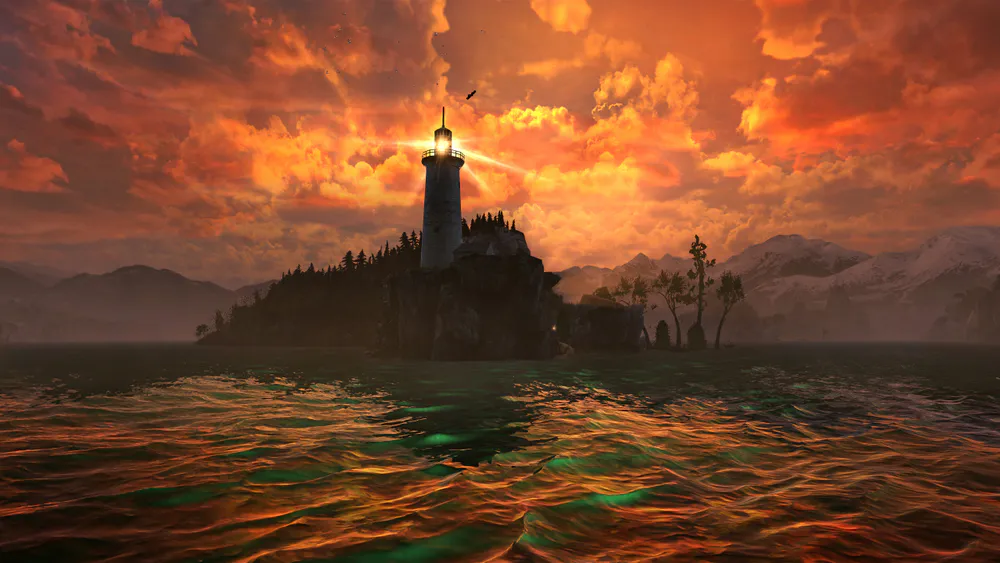 Обои Маяк 2048x1152