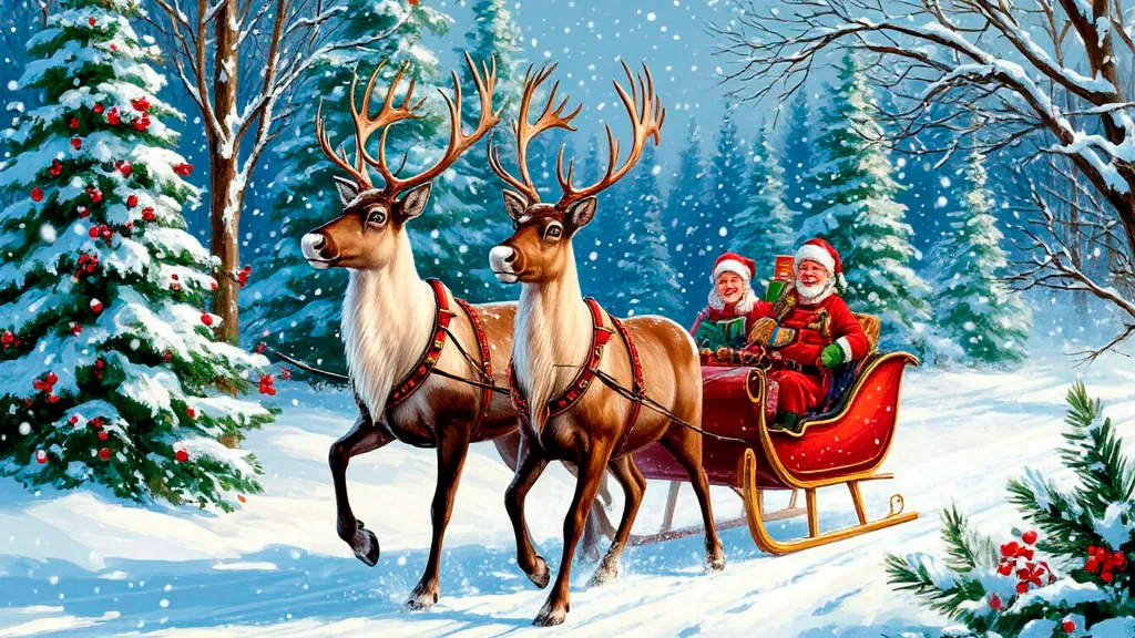 Обои на рабочий стол: Зиний пейзаж