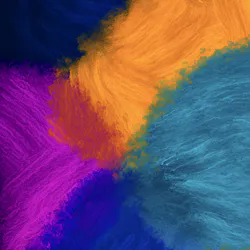 Colorful textile spirals