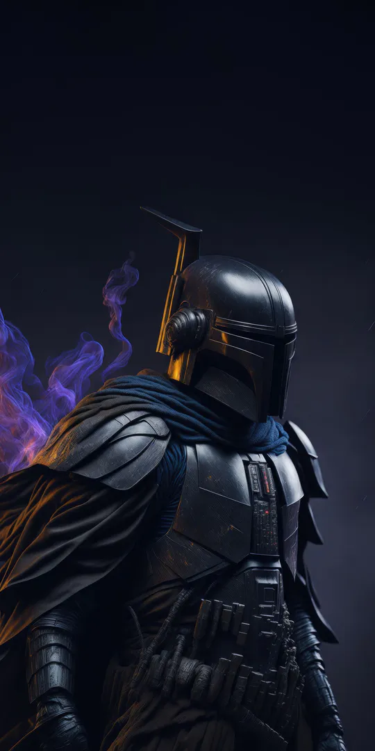 Phone wallpaper: The dark knight in armor