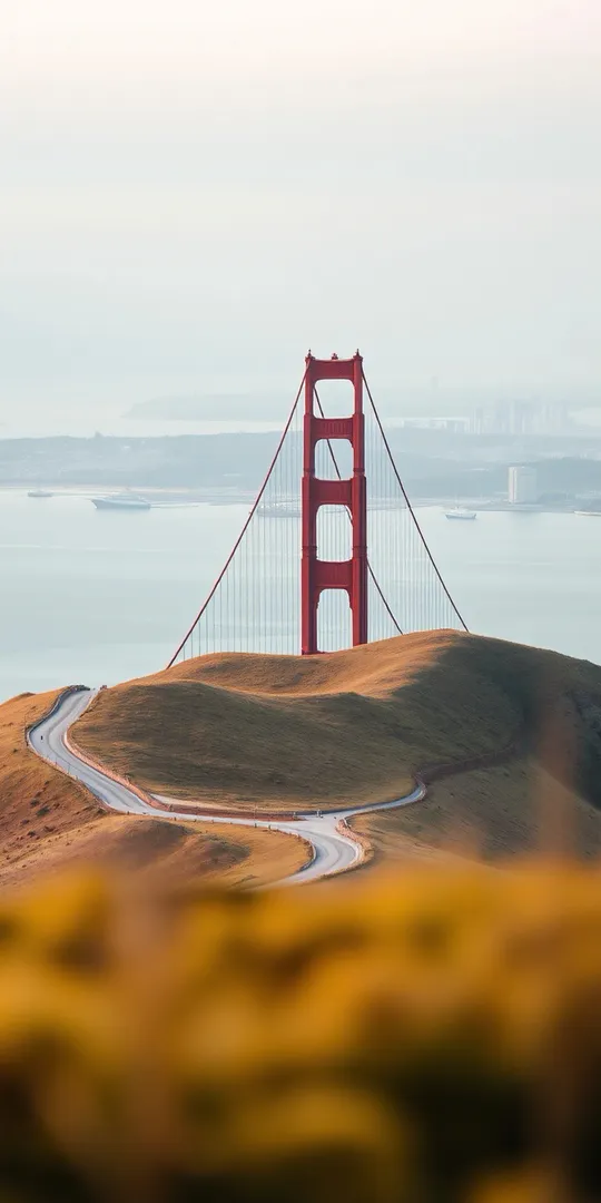 Шпалери на телефон: Міст Golden Gate Bridge