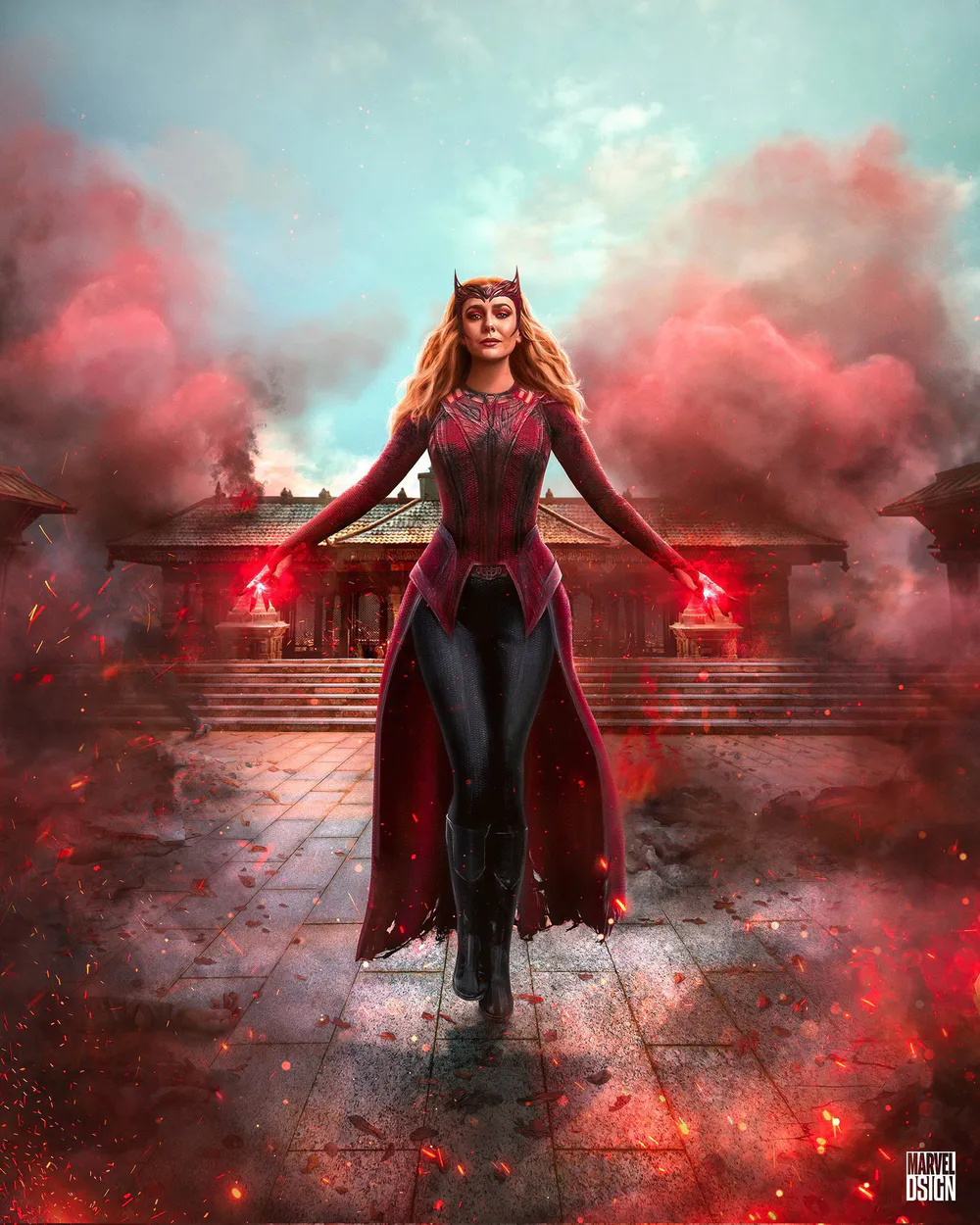 Wallpaper Scarlet witch 1600x900