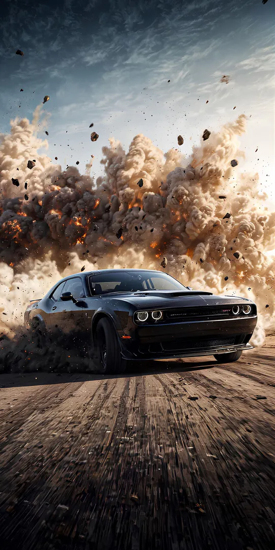 Обои на телефон: Dodge Challenger
