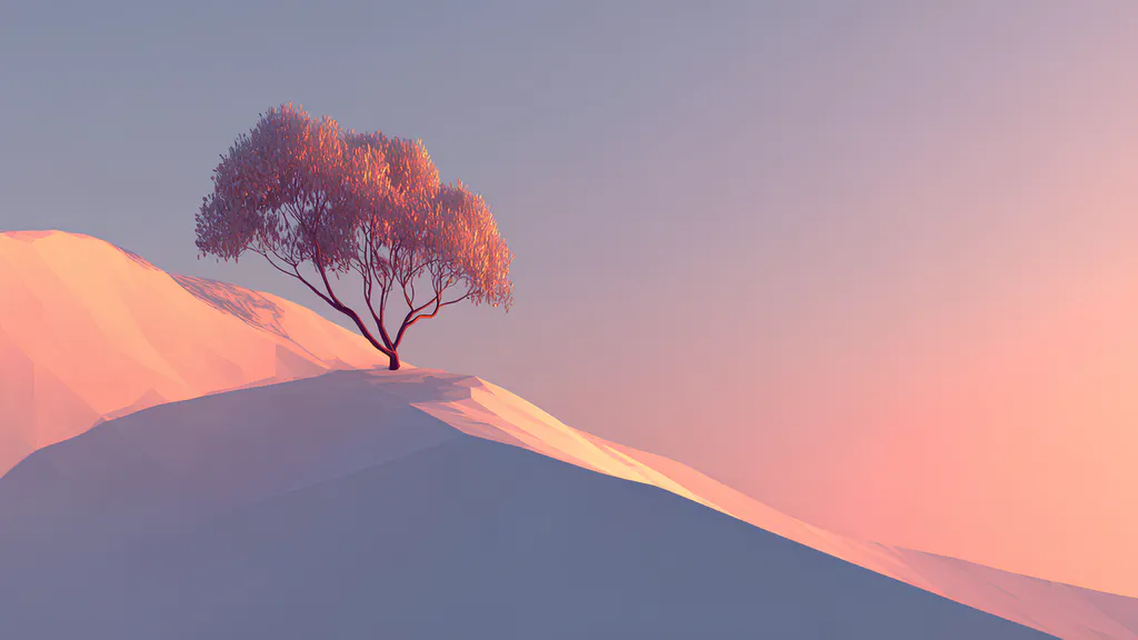 Desktop wallpaper: Loneliness in color
