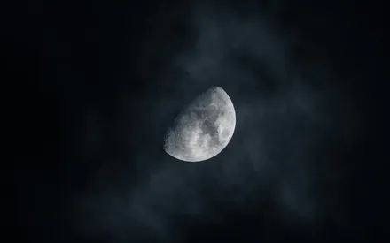 Night, Moon, Planet, Earth