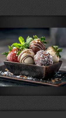 Strawberries, Sweets, Dessert, Chocolate, Sweets