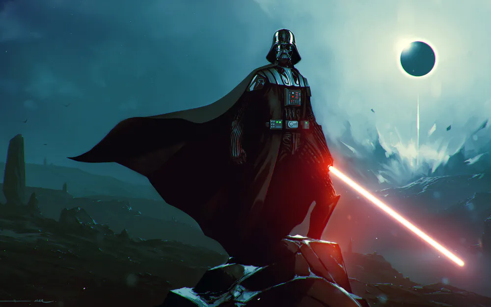 Wallpaper Darth Vader 1366x768