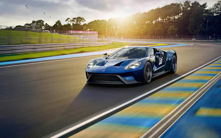 Car, Sports Car, Ford, Race, Track
