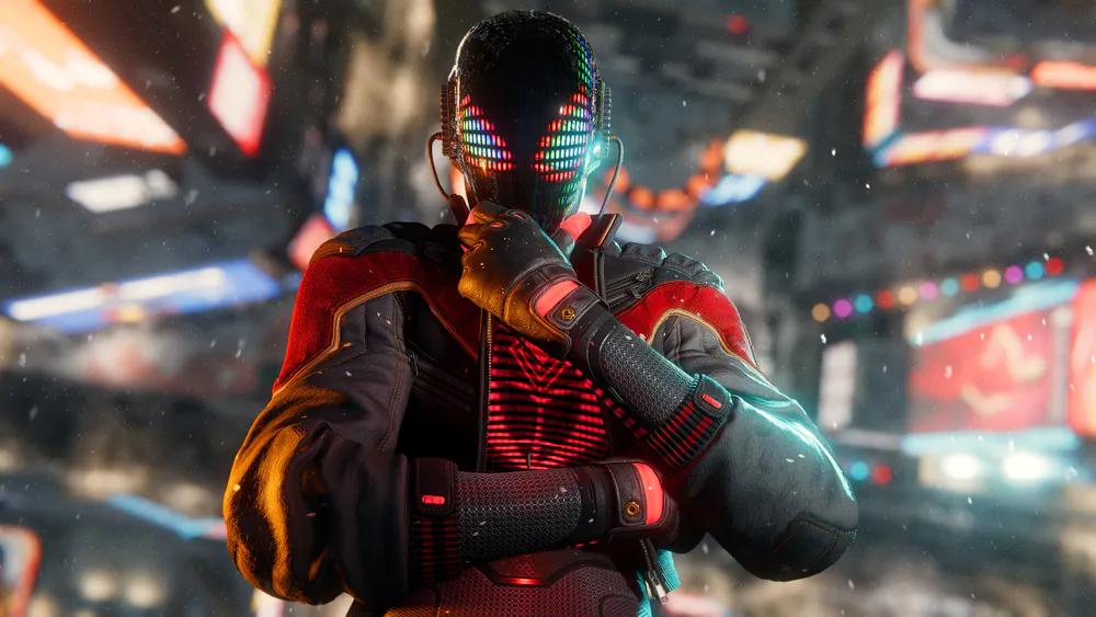 Wallpaper Spiderman Miles Morales 1366x768