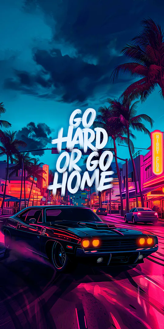 Обои на телефон: Действуй жестко или иди домой