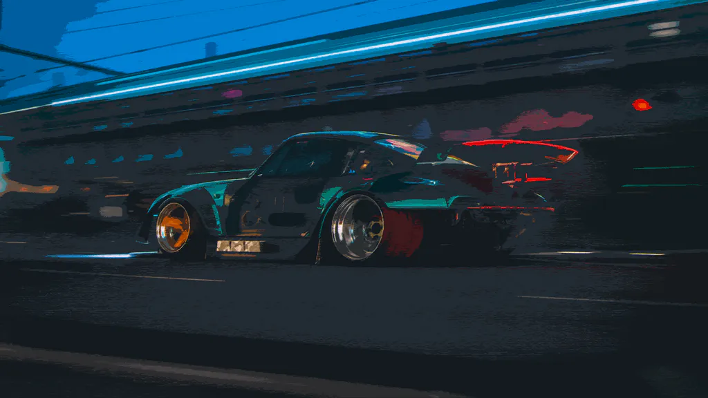 Обои на рабочий стол: Ночь быстрая и яростная