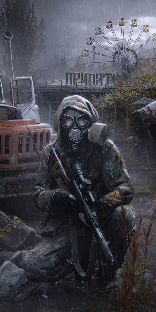Обои на телефон: Призрак Припяти