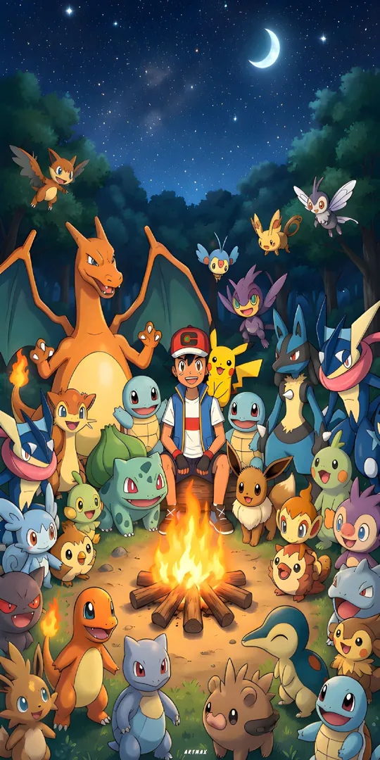 Обои на телефон: Покемону: 30 лет