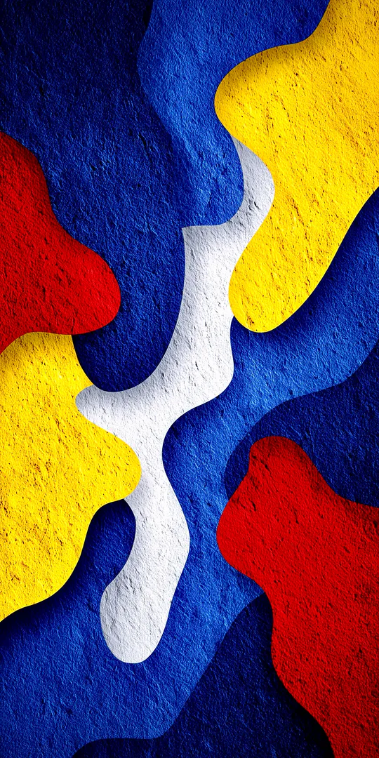 Обои на телефон: Цветные слои