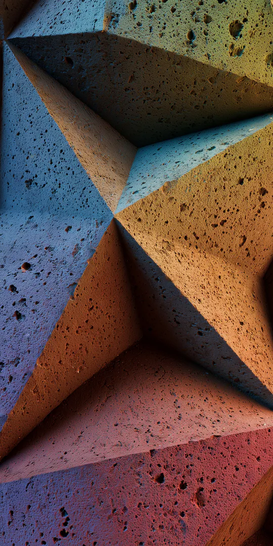 Обои на телефон: Цветные грани