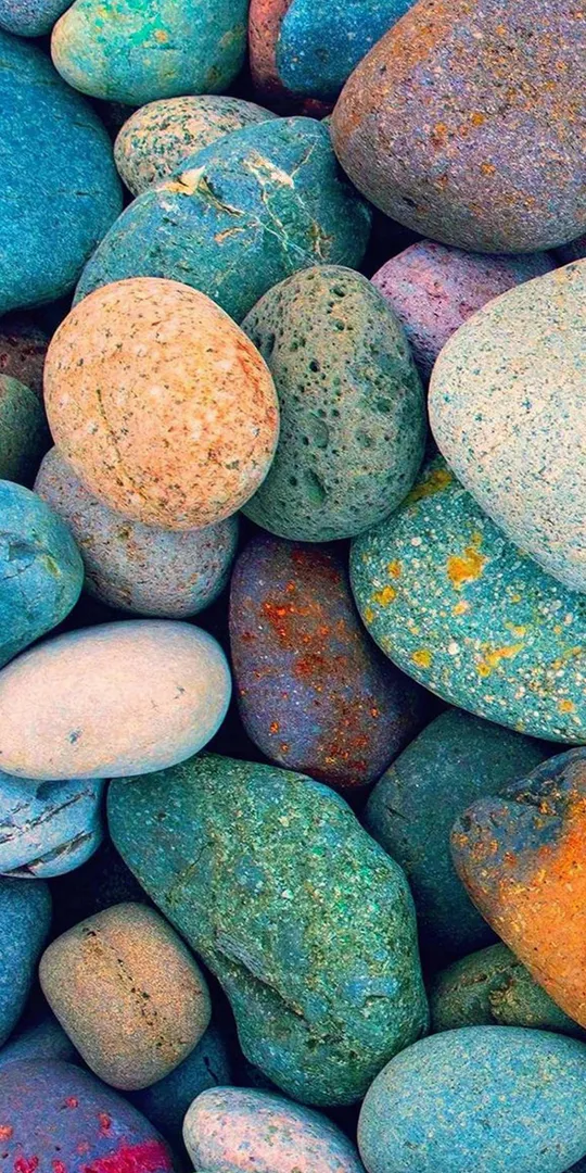 Шпалери на телефон: Кольорові камені
