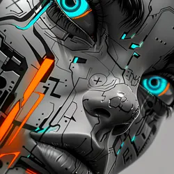 Киберпанк девушка